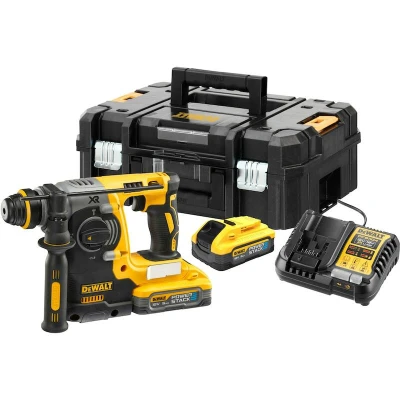Afbeelding van DeWalt DCH273H2T QW 18V XR Li ion Brushless SDS+ Combihamer 24 mm 2 x 5,0 Ah accu + lader TSTAK koffer