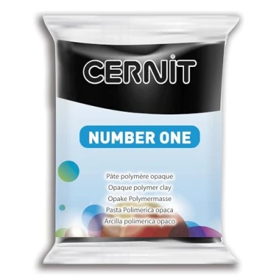Afbeelding van Creativ Company Cernit Boetseerklei Zwart, 56 gram
