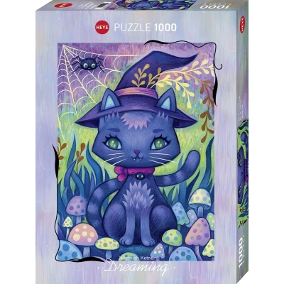 Afbeelding van Heye Puzzle Puzz.Witch Cat, Dream.1000 NEW