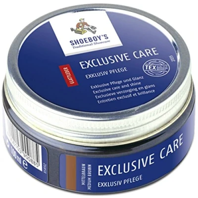 Afbeelding van Shoeboy&#039;S Exclusive Voedende en verzorgende creme voor gladleer 100ml (040) Middelbruin