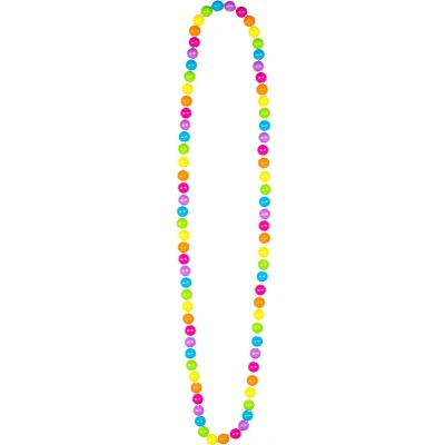 Afbeelding van Boland Ketting Rave Multi Volwassenen Vrouwen Danser/danseres 80&#039;s &amp; 90&#039;s Disco