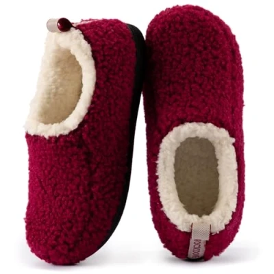 Afbeelding van RockDove Nomad Slipper voor dames met traagschuim, Rood, 6/7 UK