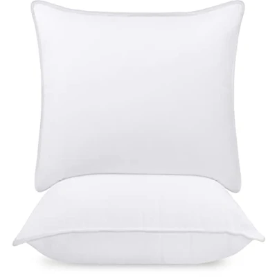 Afbeelding van Utopia Bedding Premie Kussen (Set van 2), 65 x cm Beddenkussens, Zachte Stof met Holle Vezelvulling (Wit)