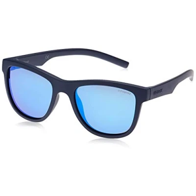 Afbeelding van Polaroid PLD 8018/S CIW RUBBER BLUE, 47, RECTANGULAR, Polarized
