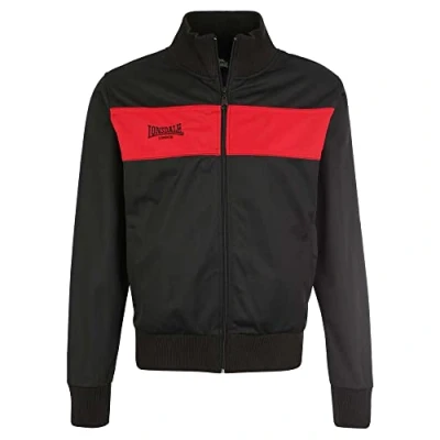 Afbeelding van Lonsdale London ALNWICK Jacket voor heren, zwart/rood, 5XL
