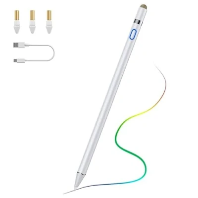 Afbeelding van TiMOVO Stylus Pen for iPad, iPad Pencil 10/9/8/7/6th Gen,Aple 1st Gen Pro 12.9/11 Inch(2018 2022),iPad Air 5/4/3,iPad Mini 6/5th,Palm Rejection,Precise Writing, White