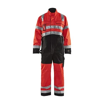 Afbeelding van Blaklader Overall High Vis 6373 1804 Rood/Zwart C48