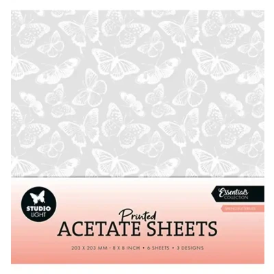 Afbeelding van Acetate sheets Spring Butterflies Essentials nr.10