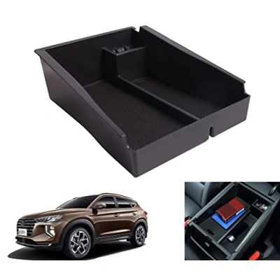 Afbeelding van Opbergdoos, organizer, houder, middenconsole, armleuning, tray voor Tucson 2015 2020, automatisch