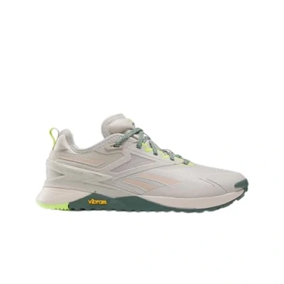 Afbeelding van Reebok NANO X3 Adventure Trainingsschoen, Dames, Maat: 40.5, Beige/green Textiel/ synthetisch