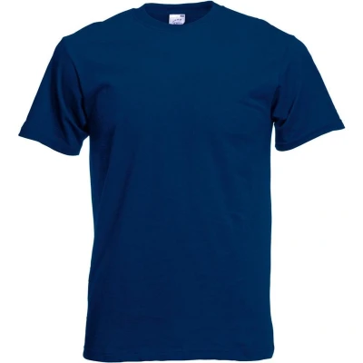 Afbeelding van Fruit Of The Loom Heren Screen Stars Origineel Vol Cut T shirt met korte mouwen (Marine)