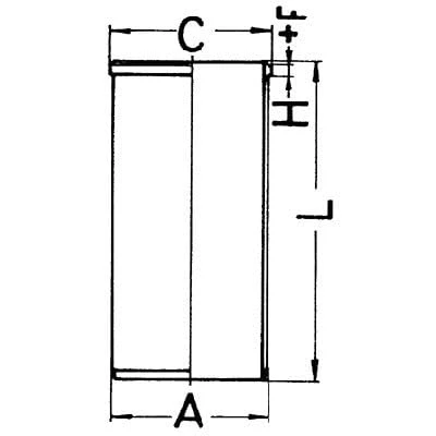 Afbeelding van KOLBENSCHMIDT 89734190 Cilindervoering