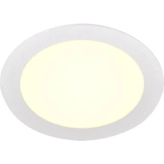 Afbeelding van Slv senser 18 indoor led plafondinbouwarmatuur rond wit 3000k 1003009