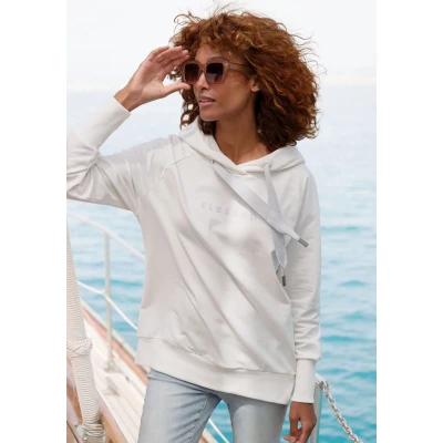 Afbeelding van Elbsand Hoodie, Dames, Maat: 40, Weiß