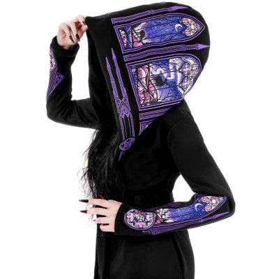 Afbeelding van Restyle Northern Lights Lange cardigan 3XL Zwart