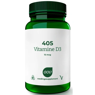 Afbeelding van 2x AOV 405 Vitamine D3 (15 mcg) 180 tabletten