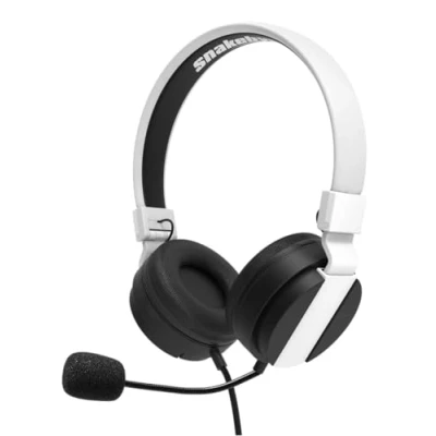 Afbeelding van Hoofdtelefoon met microfoon Snakebyte HEAD:SET 5 (PS5) Wit Zwart Zwart/Wit