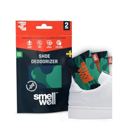 Afbeelding van SmellWell Active Camo Green 1510 Natuurlijke luchtverfrisser inzetstukken voor schoenen, handschoenen, tassen (2 stuks)
