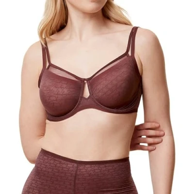 Afbeelding van Triumph Signature Sheer Beugel BH, Dames, Maat: 70C, Decadent chocolate
