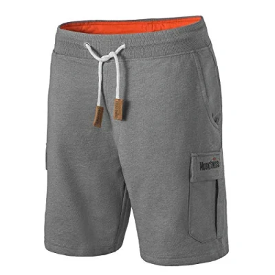 Afbeelding van Mount Swiss Cargoshorts voor heren, bermuda shorts met 6 zakken en klittenband of ritssluiting, vrijetijds cargobroek kort, in klassieke kleuren, maat S 6XL, staalgrijs,