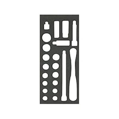 Afbeelding van Bahco Foaminlay Fit&amp;Go 1/3 met doppen en toebehoren 1/2&quot; 21 delig FF1E2201