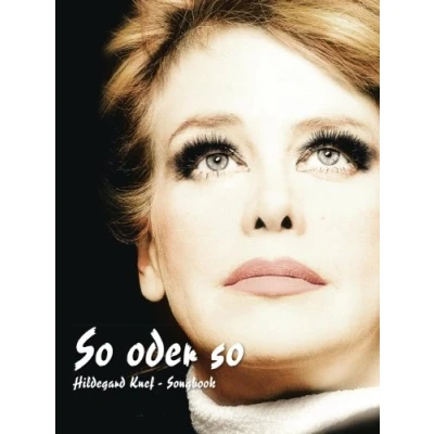 Afbeelding van Bosworth Hildegard Knef: So Oder songboek voor piano, gitaar en zang