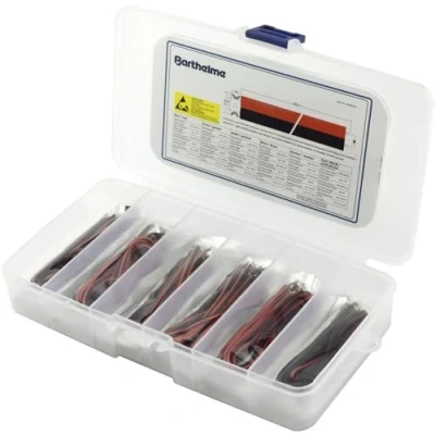 Afbeelding van Barthelme LED assortiment Rood, Blauw, Groen, Geel, Amber, Koud wit 80 mcd, 100 300 mcd 120 20 mA 2 V, 3 V