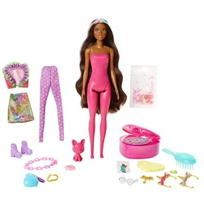 Afbeelding van Barbie Color Reveal Ultimate Wave 2 Fantasy Fashion Unicorn Eenhoorn Barbiepop Roze