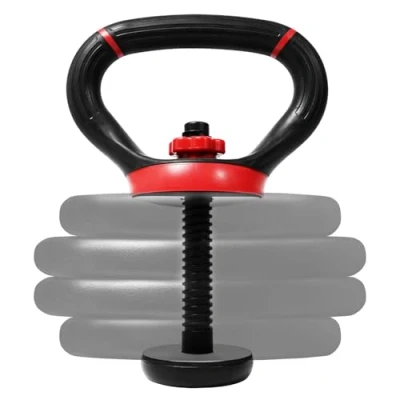 Afbeelding van Yes4All LDN6 Verstelbare Kettlebell Handvat, Gewichtsplaat Converter, Rood