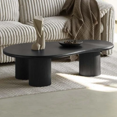 Afbeelding van Milton &amp; Oldbrook Salontafel 130 cm Tornio Zwart