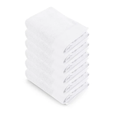 Afbeelding van 6x Walra Handdoek Soft Cotton 50x100 White