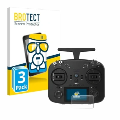 Afbeelding van BROTECT Screenprotector voor FrSky TWIN X14 Folie Beschermfolie Beschermglas transparant (3 Stuks)