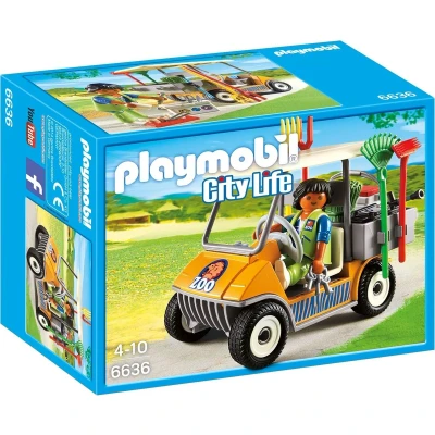 Afbeelding van Playmobil Dierenverzorger met materiaal 6636