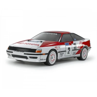Afbeelding van 1:10 Tamiya 58718 RC Toyota Celica GT Four TT 02 Plastic Modelbouwpakket