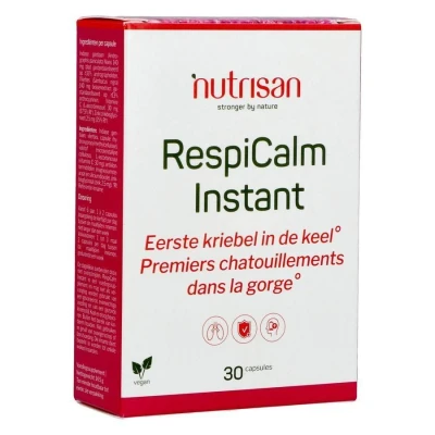 Afbeelding van Nutrisan RespiCalm Instant Capsules 30CP