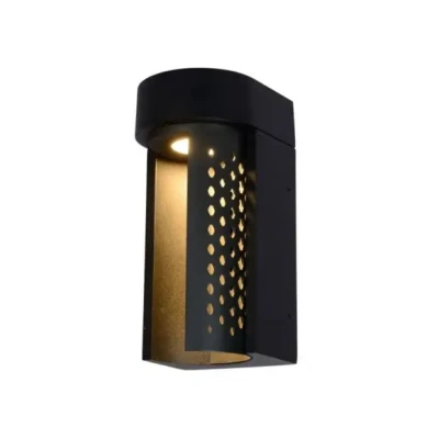 Afbeelding van Lucide Kiran Wandlamp LED Buiten IP65 Zwart