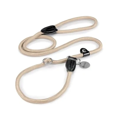 Afbeelding van Retriever hondenriem trainingslijn hondenlijn trekkoord 170 cm lengte Beige