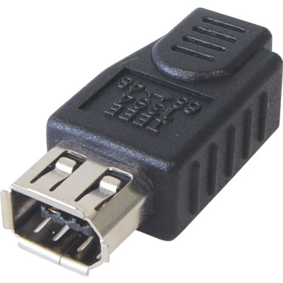 Afbeelding van FireWire 400 adapter met 4 pins (v) 6 connectoren / zwart