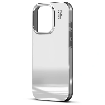 Afbeelding van Apple iPhone 16 Pro Max Spiegel Hoesje Kunststof iDeal of Sweden Hardcase/Backcover Mirror case Meerkleurig