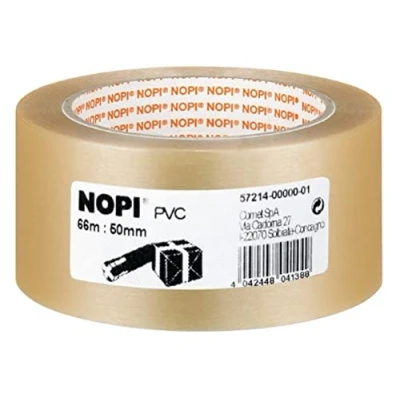 Afbeelding van tesa PVC 57214 00000 01 Pakband Transparant (l x b) 66 m 50 mm 1 stuk(s)