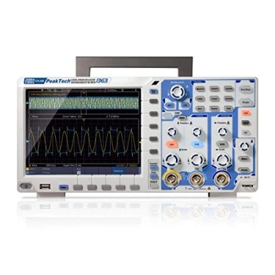 Afbeelding van Peaktech 1363 oscilloscoop 300 MHz 2 kanaals 2,5GS/s touchscreen