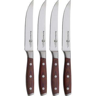 Afbeelding van Messermeister Avanta 4 delige pakkahouten steak messenset
