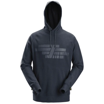 Afbeelding van Snickers 8075 AllroundWork, Polartec Teddy Hoodie Donker Blauw Melange/