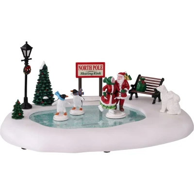 Afbeelding van North pole skating rink b/o (4.5v) LEMAX