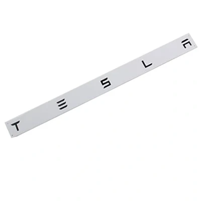 Afbeelding van TDHLW 3D Verhoogde Logo Achterklep Insert Letters Achter Emblemen Compatibel voor Tesla Model 3/S/X/Y, 3M Lijm Backing,Matt black,Tesla