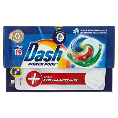 Afbeelding van Dash Power Pods wasmiddel in capsules, 19 wasbeurten