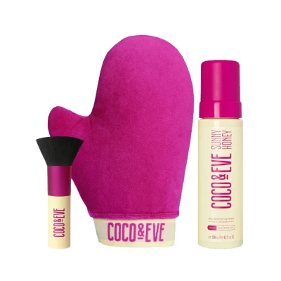 Afbeelding van Coco &amp; Eve BALI Bronzing KIT DARK Zelfbruiner, Dames, Maat: 200 ml, Medium