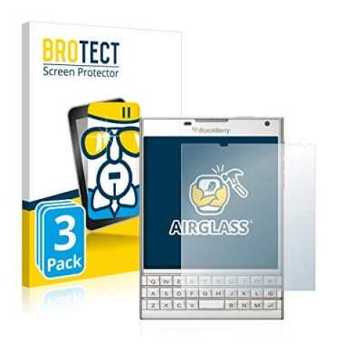 Afbeelding van BROTECT Screenprotector voor BlackBerry Passport Folie Beschermfolie Beschermglas transparant (3 Stuks)