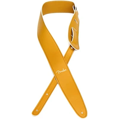 Afbeelding van Fender Vegan Leather Strap gitaarband Butterscotch 6.3 cm