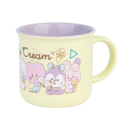 Afbeelding van Grupo Erik BT21 officiële Merchandise keramische mok 375 ml Kawaii koffiemok, theemok, coole geschenken mok, merchandise, geschenken, BTS Merch,